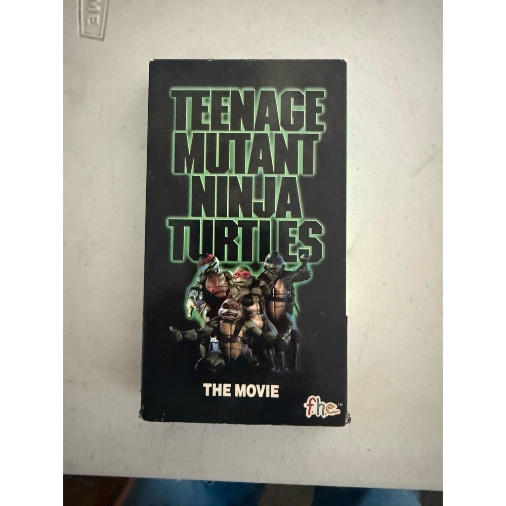 Teenage Mutant Ninja Turtles The Movie VHS 1990 FHE 27345 Steve Barron Hoag